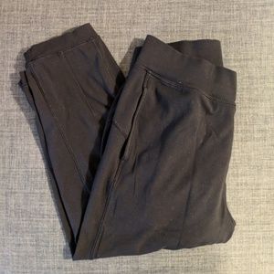 lululemon athletica black align jogger crop